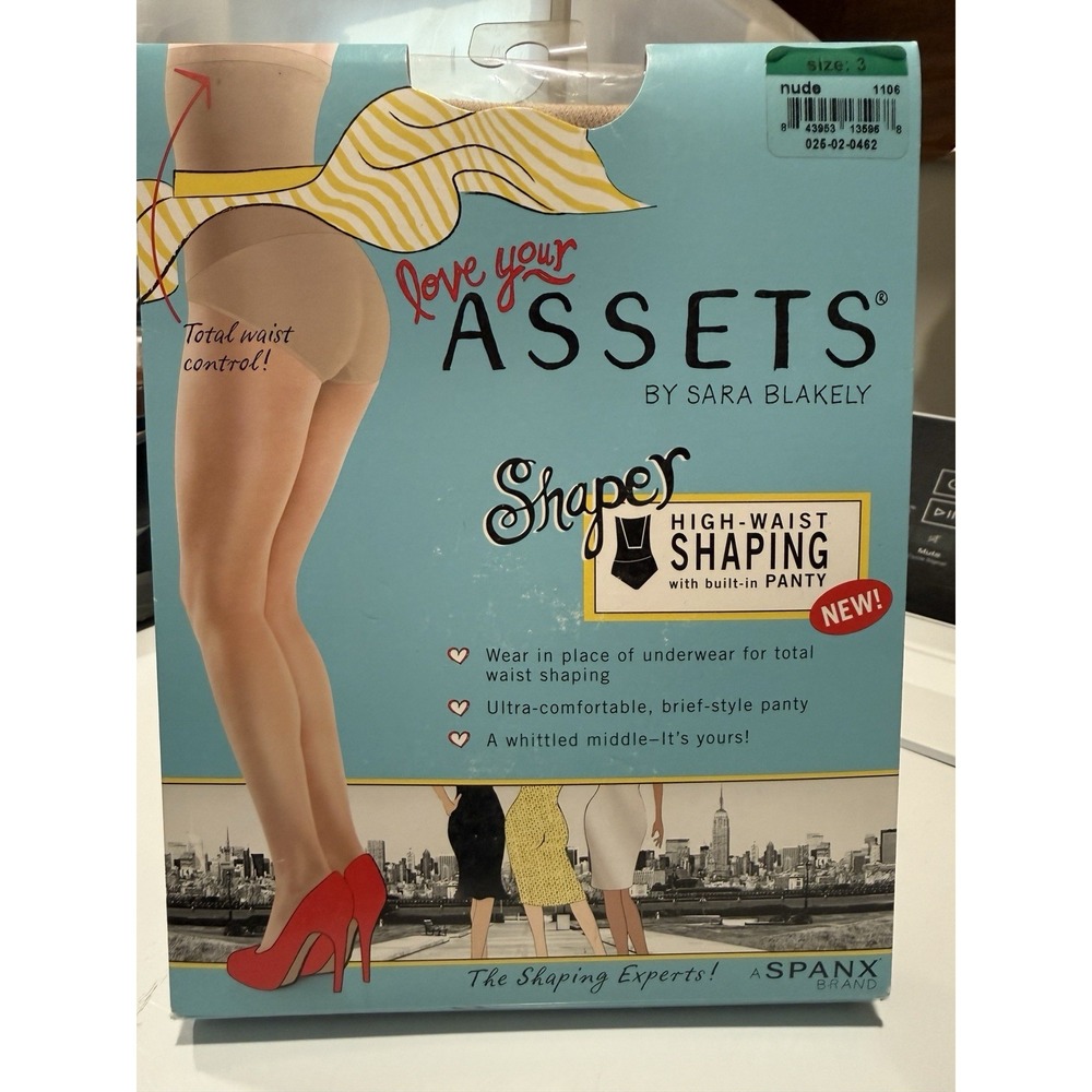 Spanx Love Your Assets High Waist Shaping Panty - Size 3 Nude Sara Blakey